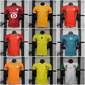 252627 Cross-Border Football Jerseys African National Teams Cote D'Ivoire, Cameroon, Morocco Player Jerseys