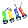 Household Small Flashlight Transparent Head Mini Small Flashlight Street Stall Hot Selling Plastic Button Battery Flashlight Keychain