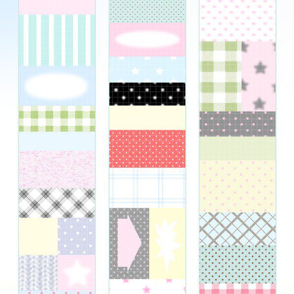 サマーカラーグリッドカットフィルム-鹿ピック3フルボリューム 5m