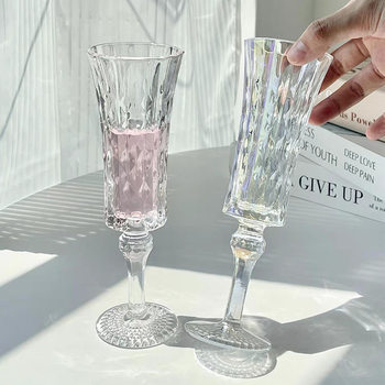 French Champagne Cup Niche Design High-grade Red Wine Glass Vintage Wine Glass Household Court Style Goblet