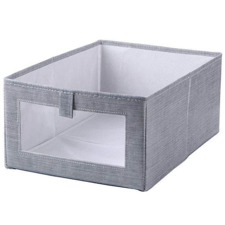 Japanese-Style Simple Lidless Storage Box Non-Woven Fabric Clothing and Miscellaneous Organizer Home Storage Box Storage Box Factory