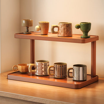 Cup Holder Storage Rack Dining Table Countertop Cup Storage Desktop Tea Cup Water Cup Coffee Cup Tea Set Organizing Display Rack