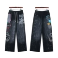 7803 washed black hot drill