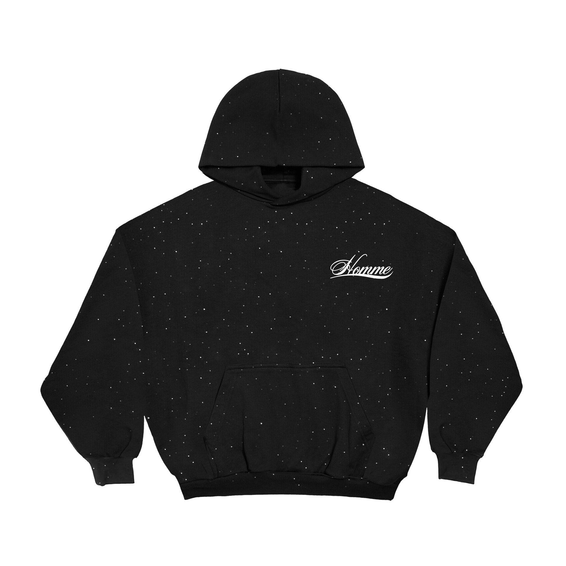Unisex Starry Sky Graphic Sweatshirt Set Trendy Rhinestone Letter Design Fall Winter Fashion Wholesale Available
