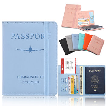 Cross-Border New Boarding Passport Protective Cover Bandage-Style Passport Holder for Overseas Travel Multifunctional Card Holder to Store Passports