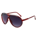 Wine red frame gray slice