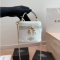 Ava mini box bag glacier white
