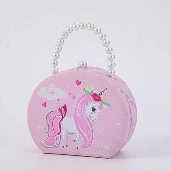 Children's Jewelry Box Unicorn Creative Girl's Birthday Gift Storage Box Hairpin Earrings Jewelry Box