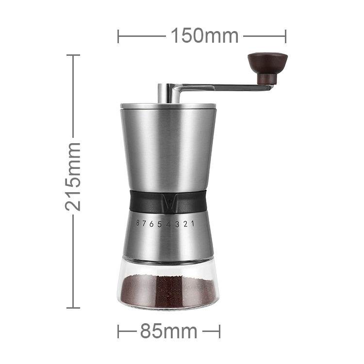 A generation of hand coffee grinder household large capacity coffee grinder thickness adjustable coffee grinding bottle