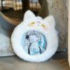 Meow Fox Fox Plush Meow Bag Pendant Small Pain Card Bag Transparent Card Case Display Bag Campus Card Case