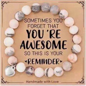 Cross-border Amethyst Love bracelet pink zebra obsidian volcanic stone red grain stone bracelet Amazon hot sale