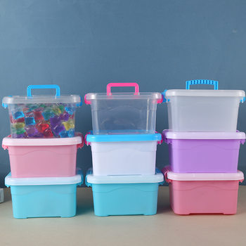 One kilogram square box portable box PP material spare parts packaging box tool box storage box plastic box storage box