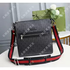 Foreign Trade Hot-Selling New Crossbody Bag Vertical Business Fashion Generous Men's Bag Ready-Made Shoulder Crossbody Bag 474143