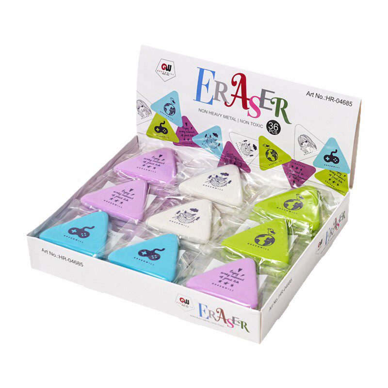 Notice Board Eraser, No Crumbs, Super Clean, No Traces, Must-Have Cartoon Cute Kindergarten Eraser for Primary School Students Wholesale