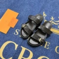 Single-button black embossed