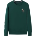 8016 dark green 100% cotton imported embroidery