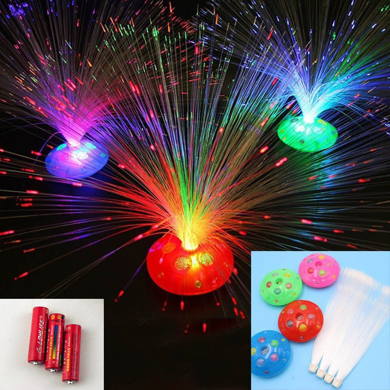 满天星灯光纤花灯批发七彩闪光发光玩具批发地摊货源批发儿童玩具