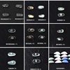Glasses nose pad mixed wholesale copper core nose pad metal core silicone nose pad twist screw aluminum core frame accessories