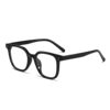 2025 New Gm Black Frame Glasses Frame Fashionable Large Frame No Makeup Slimming Look Anti-Blue Light Anti-Radiation Myopia Glasses Frame for Women