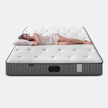Natural Latex Mattress 1.8m Independent Spring Cushion Compressed Thick Simmons Coconut Palm Mattress Home Single and Double Soft and Hard