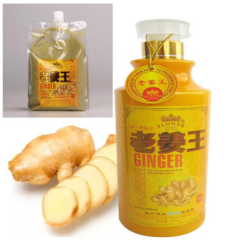 Hairdressing and Hair Care Supplies Wholesale Famous Flower Noble Anti-Hair Loss Smooth Old Ginger King Shampoo Conditioner 1000ml