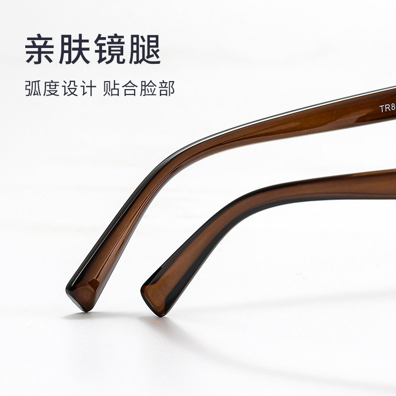 Cody news retro big frame glasses myopia frame 83017 anti-blue light flat lens tr90 glasses frame wholesale men