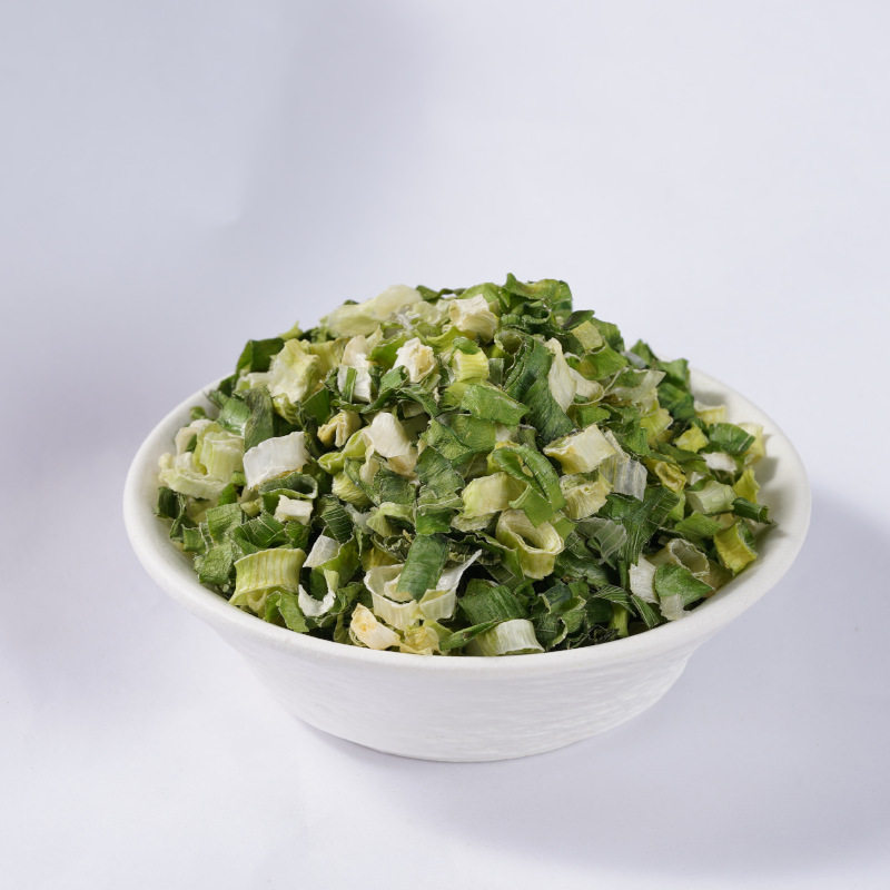 Dehydrated Chive Rings, Dehydrated Vegetable Baked Chives, Dried Chive Slices, Chive Instant Noodles, 5*5mm Raw Materials Wholesale