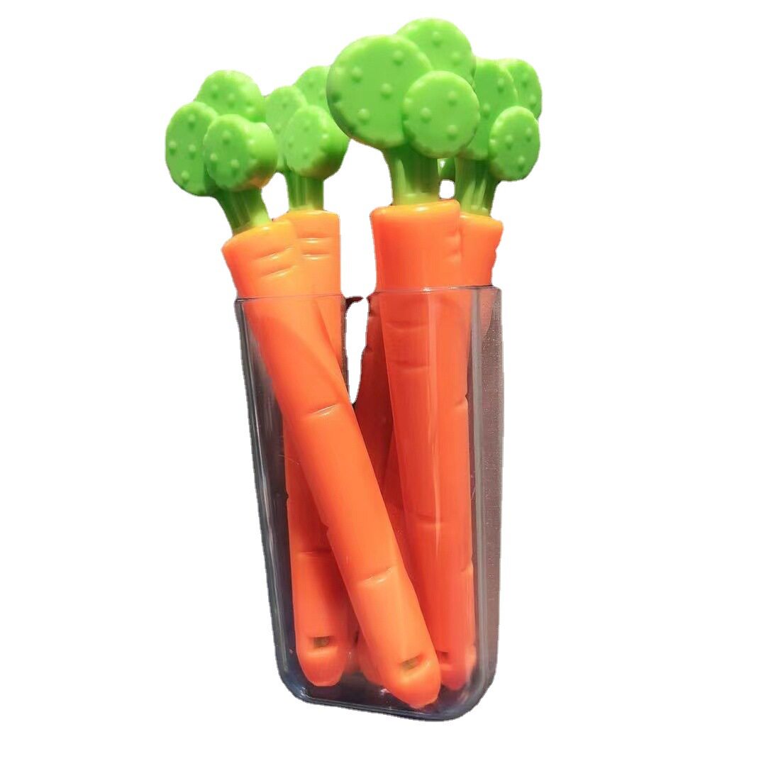 Carrot Sealing Clip Food Bag Clip Kitchen Sealing Fresh-keeping Small Fridge Snack Tea Sealing Clip