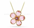 Petal crystal necklace