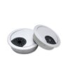 Round 50-53-60mm Open Hole Threading Box Office Desk Plastic Wire Cover Computer Desk Threading Hole Cover Threading Box
