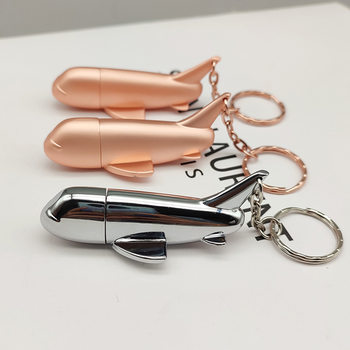 Metal Airplane Model USB Flash Drive Aviation School Company Customer Event Gift Business Meeting 32Gb Custom Creative