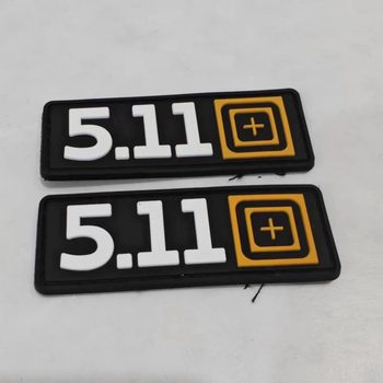 Embroidered Velcro Silicone PVC Badge Tactical Morale Velcro Armband Outdoor Clothing Logo Wholesale