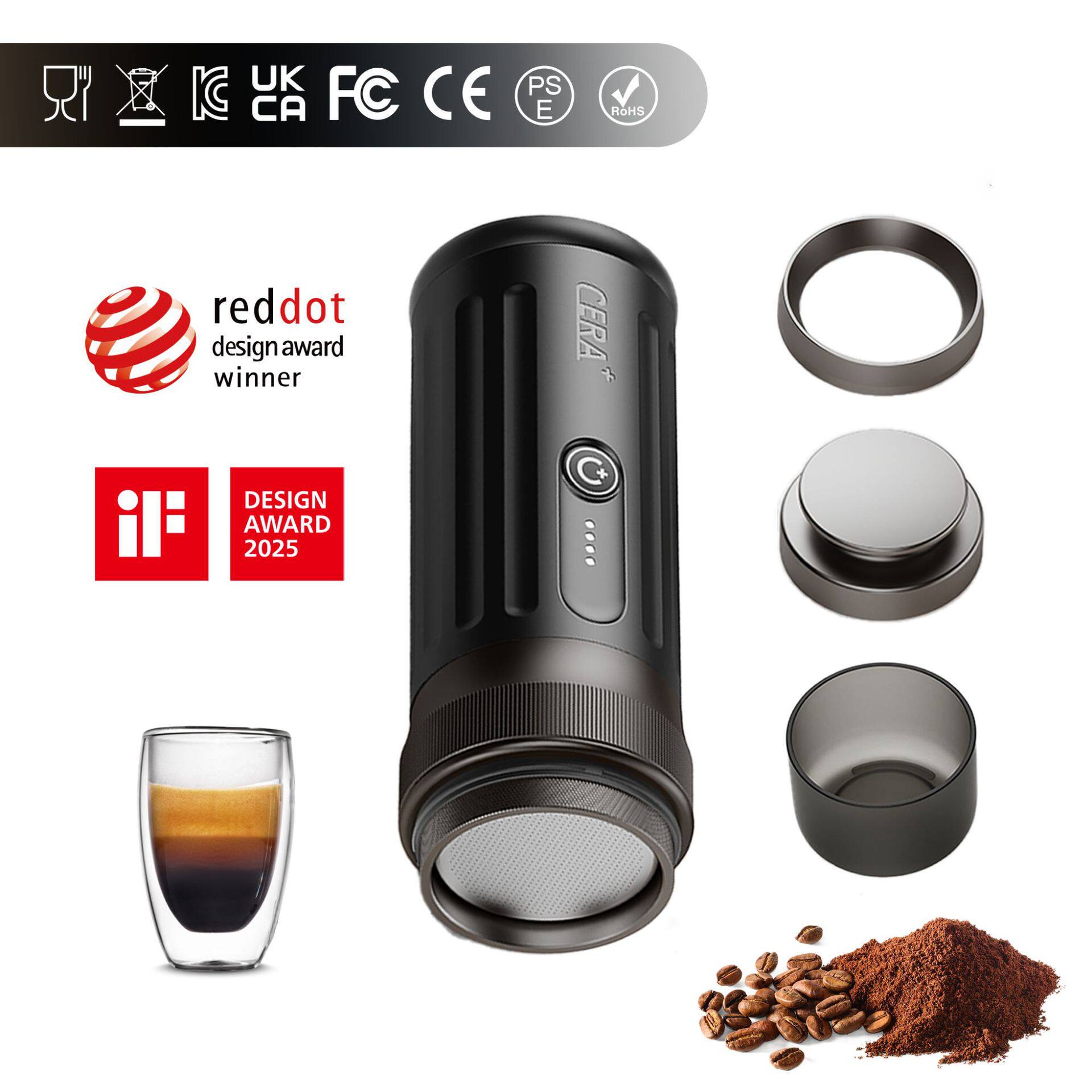Cera Xiangzhijun Capsule Portable Coffee Machine Italian Small Home Mini Outdoor Wireless Fully Automatic Handheld