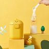 Cartoon Yellow Duck milk powder box portable moisture-proof portable box creative spoon powder separation milk powder storage box size