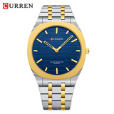 CURREN/Curren 8444 ультратонкие водонепроницаемые квадратные часы в деловом стиле, мужские часы, женские часы