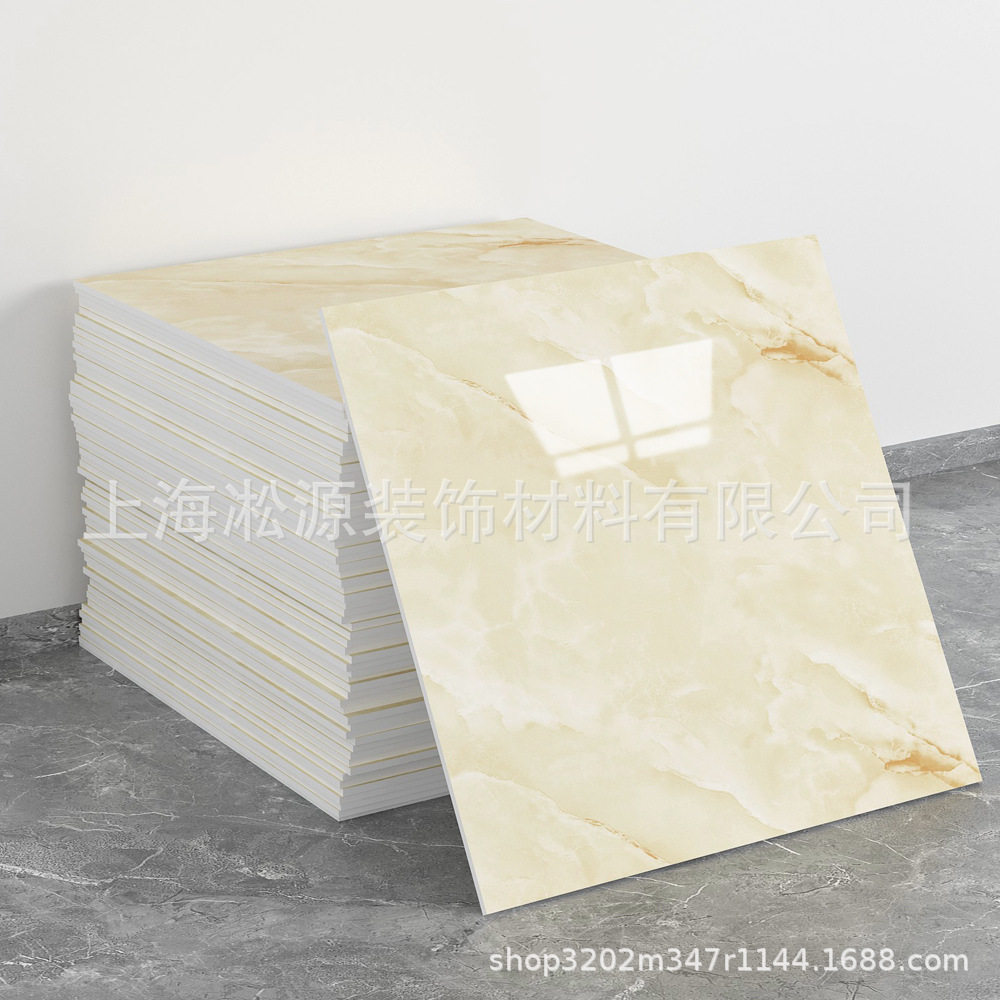 外贸跨境热销大理石仿瓷砖墙贴自粘防水防潮背景墙面装饰墙壁纸