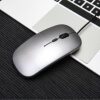 Spot simple business office mouse for Apple black and white neutral wired classic ultra-thin mouse factory wholesale