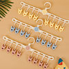 New multi-head socks clip flower socks drying rack household baby baby drying artifact underwear underwear children