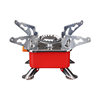 Outdoor gas stove Mini small square stove portable folding card stove camping stove head Wild cooker