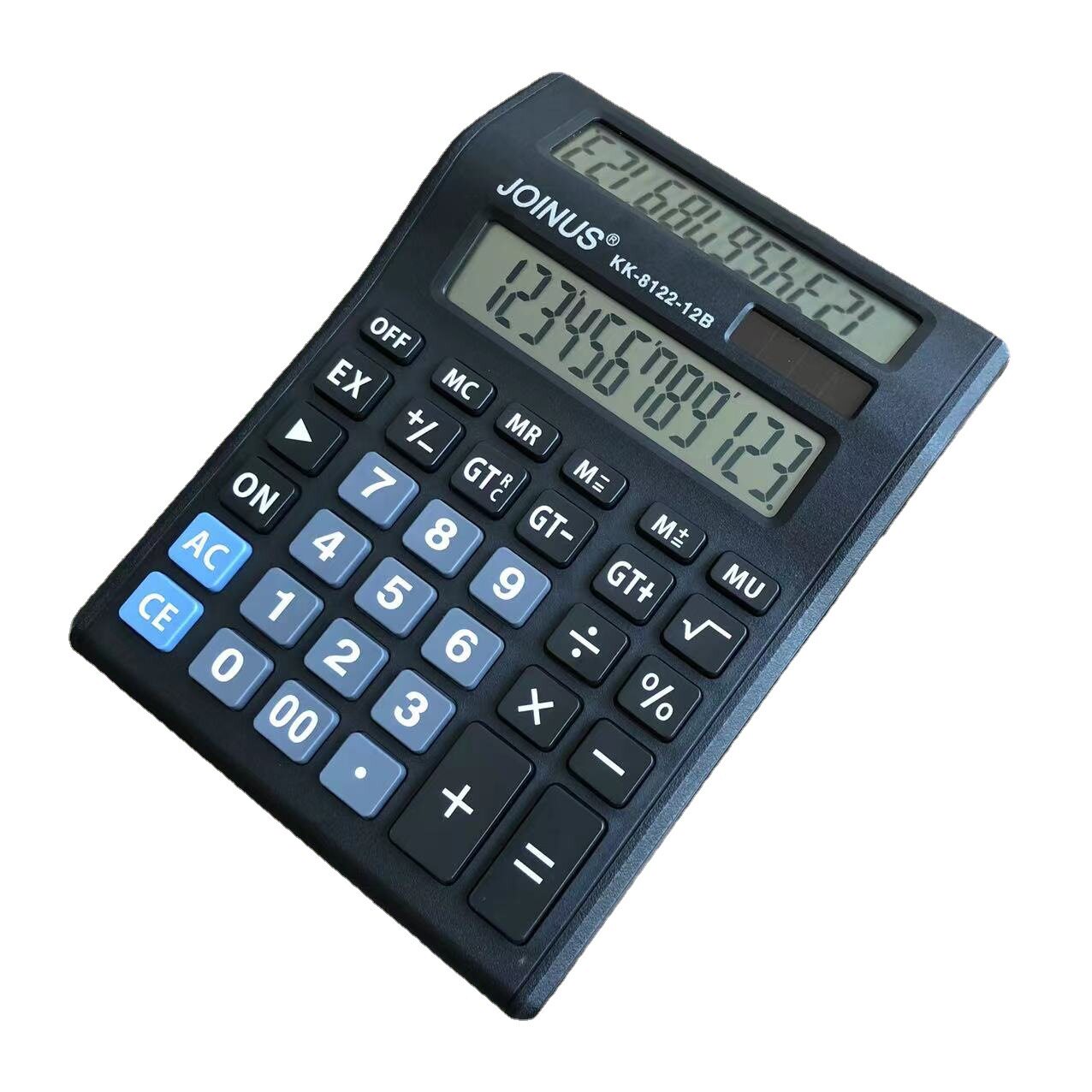 JOINUS众成计算器8122-12B双屏显示财务会计用简便台式计算机批发