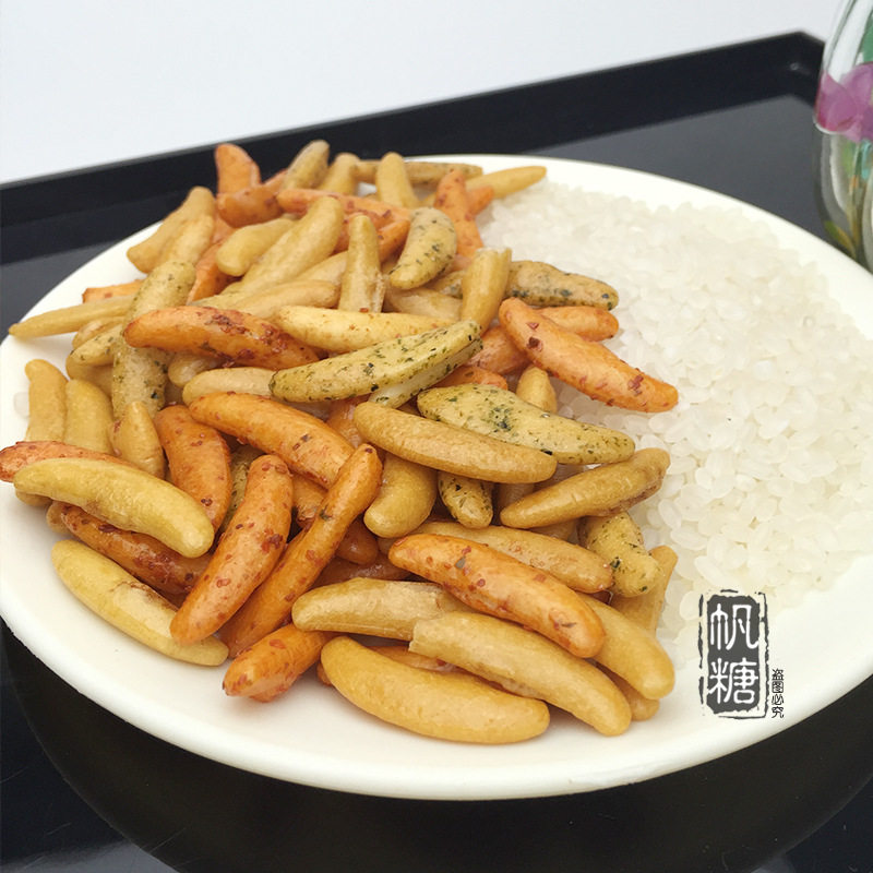 Japanese Persimmon Seed Rice Crackers Free Shipping 120g Japanese Drama Anime Snacks Persimmon Seed Peanut Bar Ktv Snacks