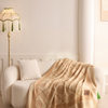 Advanced Sense Lapomer Aviation Blanket Nap Light Luxury American Style Imitation Wool Cover Blanket Sofa Blanket Decorative Blanket