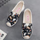 25 Spring and Autumn New Old Beijing Cloth Shoes Casual Canvas Shoes Slip-on Women's Shoes Non-slip Soft Bottom All-match Women