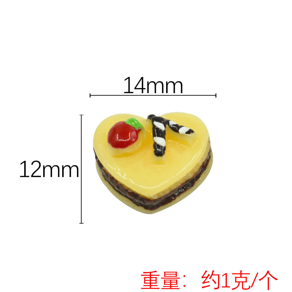 仿真食玩蛋糕树脂diy配件小摆件奶油胶配饰过家家玩具滴胶手机壳
