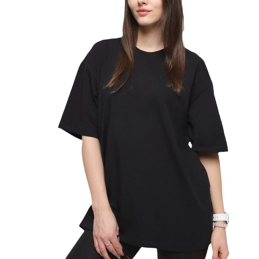 Womens Loose Fit Solid Color T Shirt 100 Cotton Short Sleeve Versatile Style Spring Summer Collection Wholesale