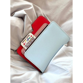 Passbook Holder Multi-functional Color-matching Travel Card Bag Simple Portable Air Ticket Identity Overseas Storage Bag