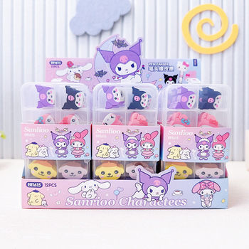 Cartoon Pen Eraser Christmas Gift Primary School Student Sanrio Eraser Kidsren Kindergarten Reward Eraser