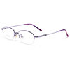S7013T Ladylike Ultra-Light Small Frame Half-Rim Pure Titanium Eyeglass Frame Retro Literary Oval Eyeglass Frame Danyang Eyeglass Wholesale