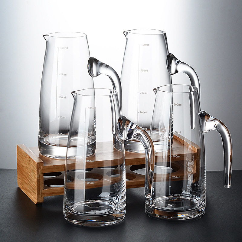 Glass wine separator clear wine pot wine pot scale glass pot creative home wine cup hotel wine set Wholesale