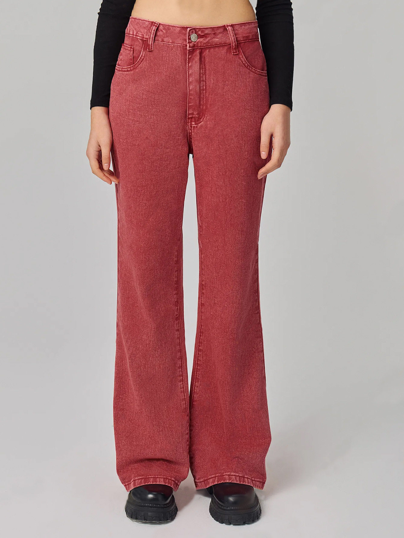 Womens Casual Wide Leg Straight Leg Jeans High Quality Denim Comfortable Fit Trendy Style Perfect for Everyday Wear